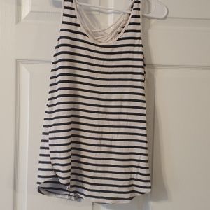 Black and white stripped top